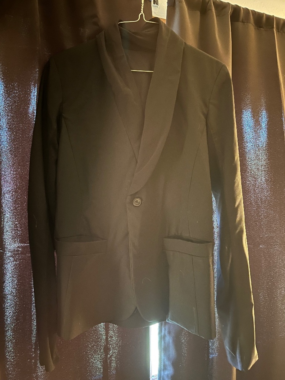 Rick Owens Black Wool Blazer Women’s Size 44